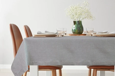 OBRUS STELLA 2 145 X 240 CM SREBRNY