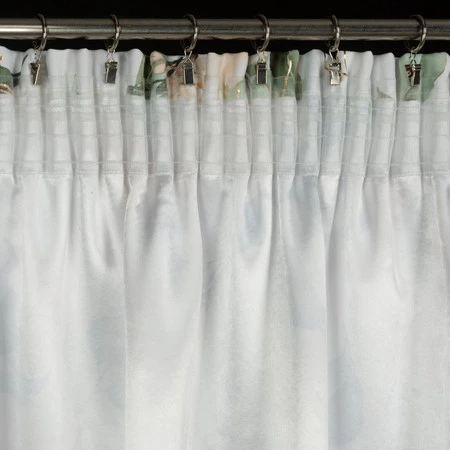 ZASŁONA GOTOWA ROSE NA TAŚMIE 135 X 270 CM BIAŁY