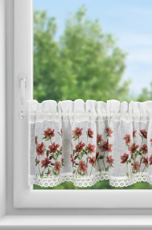 FIRANA GOTOWA ISA 150 X 30 CM BIAŁY