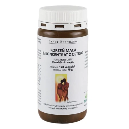 Korzeń Maca i koncentrat z ostryg (120 kaps.)