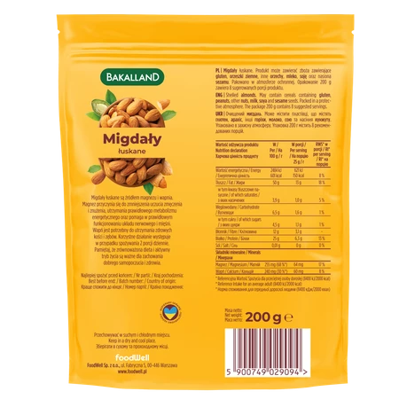 Bakalland Migdały 200g