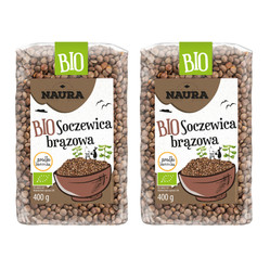 Zestaw 2x Soczewica brązowa BIO 400 g