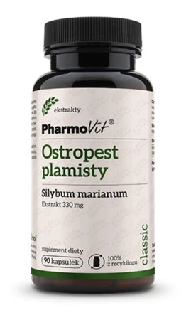 Pharmovit Ostropest plamisty 330 mg − 90 kaps.