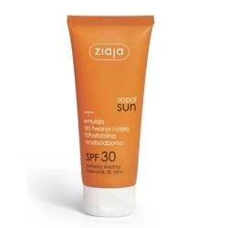 Ziaja Sopot Sun, emulsja do twarzy i ciała SPF30 100ml
