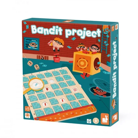 Janod Gra strategiczna Złodziejaszki Bandit Project 5+