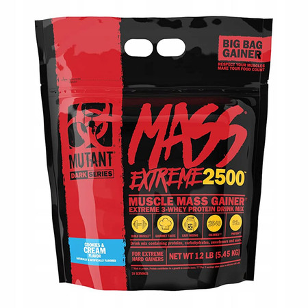 PVL Mutant Mass XXXtreme Gainer 5450g smak ciasteczko