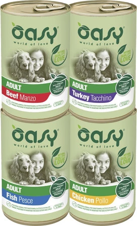 OASY Dog Lifestage Adult Pate Ryba pasztet dla psa 400g