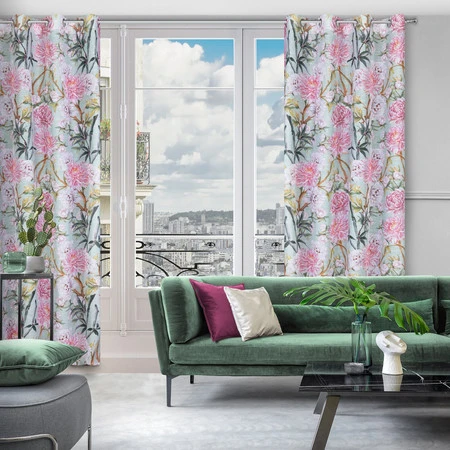 ZASŁONA GOTOWA NYDIA 140 X 250 CM MIĘTOWY