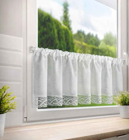 FIRANA GOTOWA VINCE NA TAŚMIE 100 X 40 CM BIAŁY