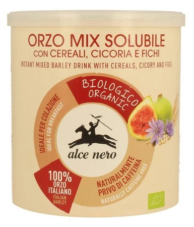 Alce Nero − Kawa zbożowa instant z cykorią i figami BIO − 125 g