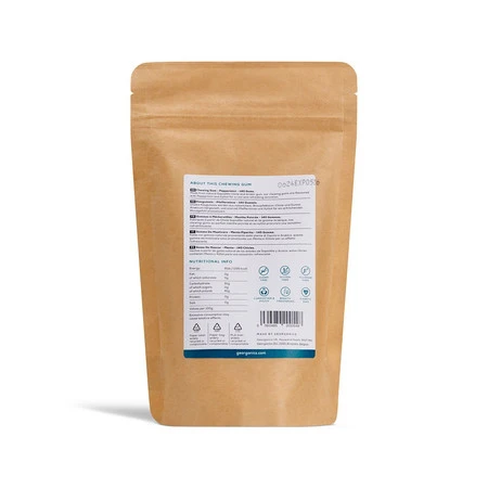 Georganics, Naturalna guma do żucia z ksylitolem, smak mięty pieprzowej, 140 szt.