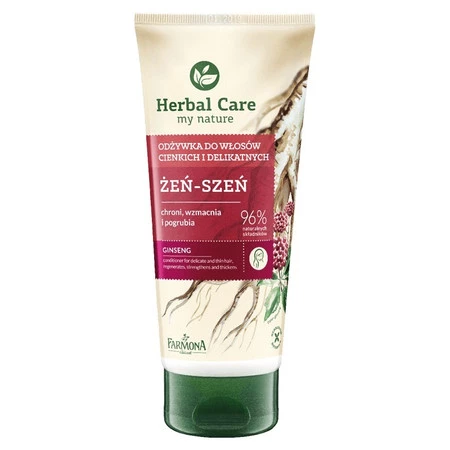 HERBAL CARE Odżywka tuba ŻEŃ-SZEŃ (włosy cienkie i delikatne) 200ml FARMONA