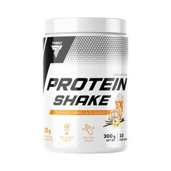 TREC PROTEIN SHAKE odżywka białkowa koncentrat WPC 300g smak wanilia - karmel