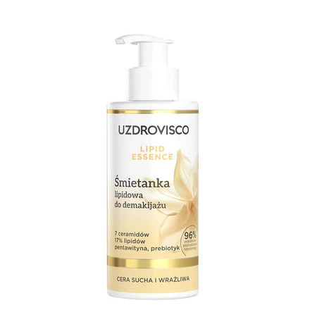Uzdrovisco, Lipid Essence Śmietanka lipidowa do demakijażu, 150 ml
