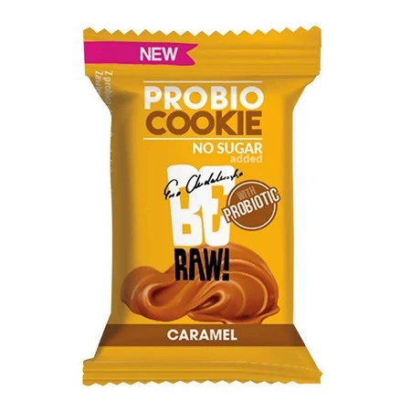 BeRAW ciastko probiotyczne Probio Cookie Karmel - 18g