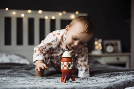 Janod Rakieta drewniana magnetyczna