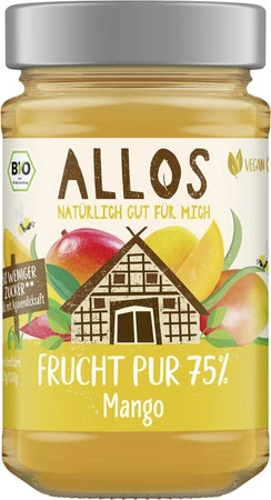 ALLOS MUS Z MANGO (75 % OWOCÓW) BIO 200 g
