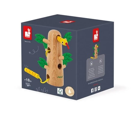 Janod Drewniana przeplatanka Drzewo Tropik 18m+