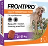 FRONTPRO Tabletki na pchły kleszcze 3szt. dla psa 25-50kg