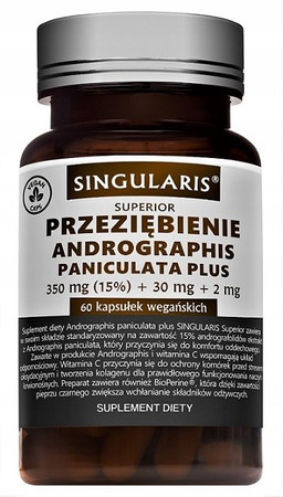 Singularis Superior Przeziębienie Andrographis Plus 60 kaps.