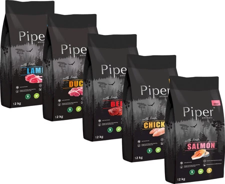 Dolina Noteci PIPER Animals Pies Adult Wołowina 12kg