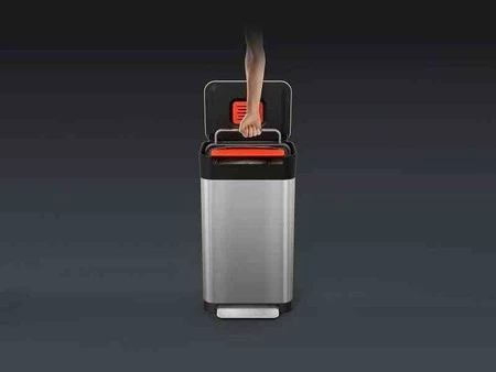 JJ - Kosz na śmieci 30l Titan, stalowy