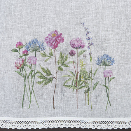 FIRANA GOTOWA LAURA 150 X 30 CM BIAŁY