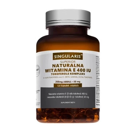 Singularis Naturalna Witamina E Tokoferole Forte 120 kaps.