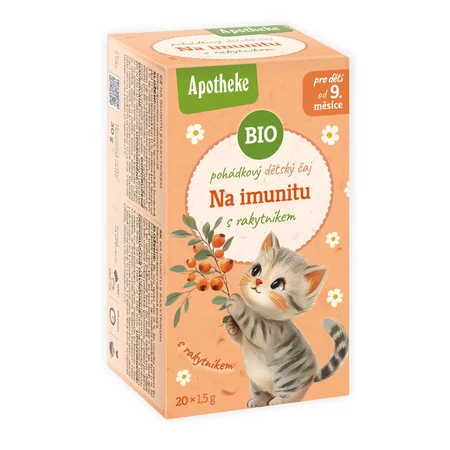 Apotheke Bio Herbatka Dla Dzieci Dzika Róża, Mięta Pieprzowa, Rumianek 20 x 1,5 g