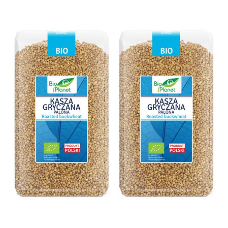 Zestaw 2x KASZA GRYCZANA PALONA BIO 1 kg - BIO PLANET