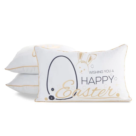 Poszewka Wiosna 48 30 x 50 cm, Biały