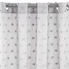 ZASŁONA GOTOWA D91 STELLA 140 X 250 CM SREBRNY