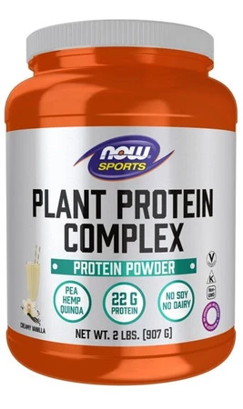 Now Foods Plant Protein Complex odżywka białkowa wegan 907 g smak wanilia