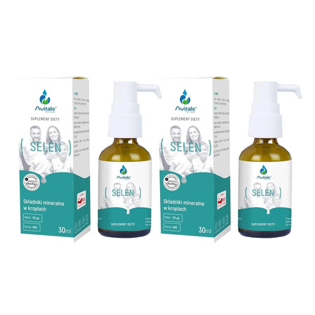 Zestaw 2x Avitale Selen ( L-selenometionina) 50µg 30 ml