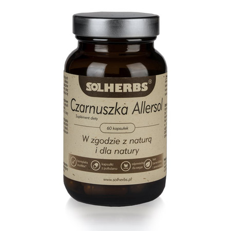 CZARNUSZKA ALLERSOL 60 KAPSUŁEK - SOLHERBS