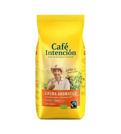 Cafe Intencion kawa ziarnista Ecológico Crema Aromatico 1 kg