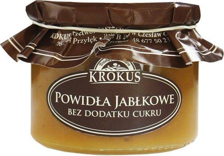KROKUS Powidła jabłkowe bez cukru 310g