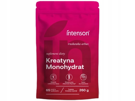 Intenson Kreatyna smak truskawka-arbuz 260g