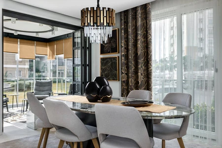 OBRUS BLINK 16 35 X 220 CM MIODOWY