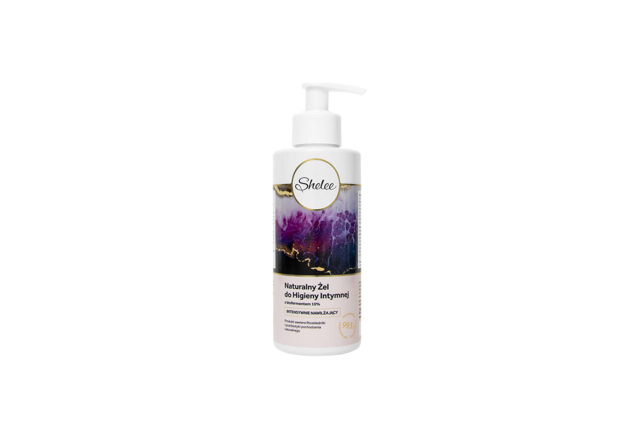 Shelee - Naturalny Żel do higieny intymnej z biofermentem intensywnie nawilżający 250ml - Nabea.pl