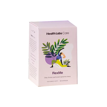 FlexMe wspomagający prawidłowe funkcjonowanie stawów i poprawę elastyczności układu kostno-stawowego suplement diety 60 kapsułek