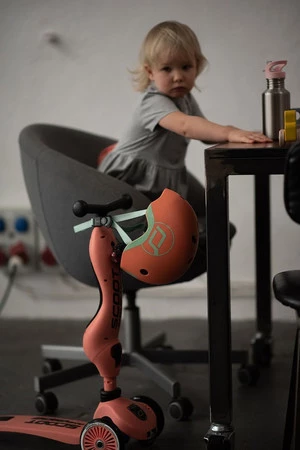 SCOOTANDRIDE Kask XXS-S dla dzieci 1-5 lat Peach