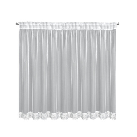 FIRANA GOTOWA SARI NA TAŚMIE 400 X 145 CM BIAŁY