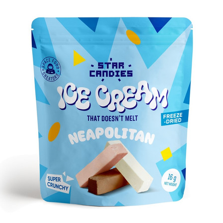 Supergarden STAR CANDIES Lody neapolitańskie liofilizowane 16 g