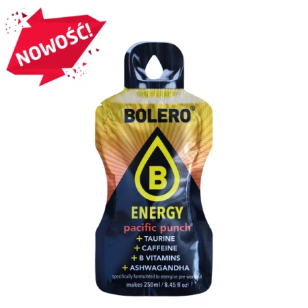 Bolero Energy Pacific Punch 7g napój w proszku ze stewią