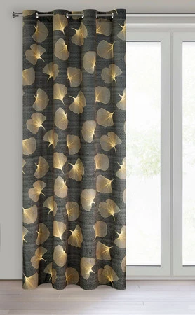 ZASŁONA GOTOWA D91 OFELIA 140 X 250 CM GRAFITOWY