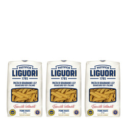 Zestaw: 3x Makaron Liguori IGP Penne Rigate 500G