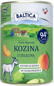Baltica Smaki Regionów Kozina z cielęciną - mokra karma dla psa - 400g