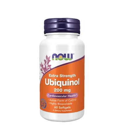 Now Foods - Ubichinol,Koenzym Q10 200 mg - 60 kaps.