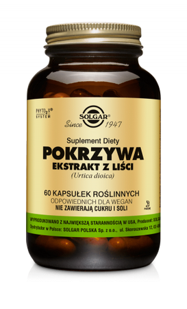Solgar Pokrzywa 60 kaps.